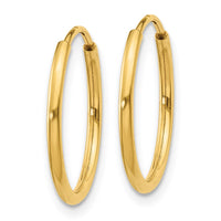 Thumbnail for 14k 1.25mm Endless Hoop Earring