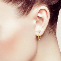 Thumbnail for 14k 1.25mm Endless Hoop Earring