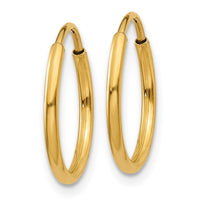 Thumbnail for 14k 1.25mm Endless Hoop Earring