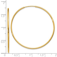 Thumbnail for 14k 1.25mm Endless Hoop Earring