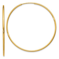 Thumbnail for 14k 1.25mm Endless Hoop Earring