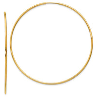 Thumbnail for 14k 1.25mm Endless Hoop Earring