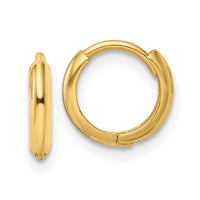 Thumbnail for 14k Polished Hinged Hoop Earrings