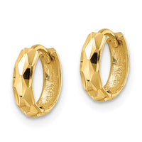 Thumbnail for 14k D/C Hinged Hoop Earrings