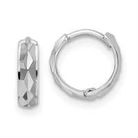Thumbnail for 14k D/C Hinged Hoop Earrings