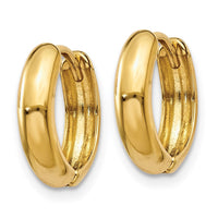 Thumbnail for 14k Polished Hinged Hoop Earrings