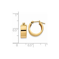 Thumbnail for 14k Polished Hoop Earrings