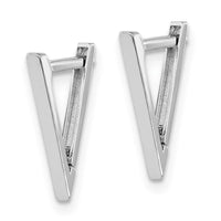 Thumbnail for 14K Polished Triangle Hoop Earrings
