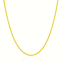 Thumbnail for 10k Yellow Gold Solid Diamond Cut Rope Chain 1.25mm Chains Angelucci Jewelry   