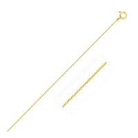 Thumbnail for 14k Yellow Gold Classic Box Chain 0.45mm Chains Angelucci Jewelry   