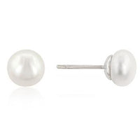 Thumbnail for Sterling Silver Pearl Earrings Earrings JGI   