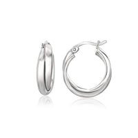 Thumbnail for Sterling Silver Dual Round Entwined Hoop Earrings Earrings Angelucci Jewelry   
