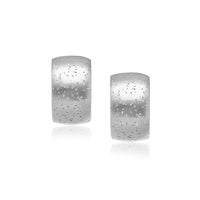 Thumbnail for Sterling Silver Snuggable Stardust Style Earrings Earrings Angelucci Jewelry   