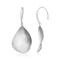 Thumbnail for Sterling Silver Teardrop Twisted Style Drop Earrings Earrings Angelucci Jewelry   