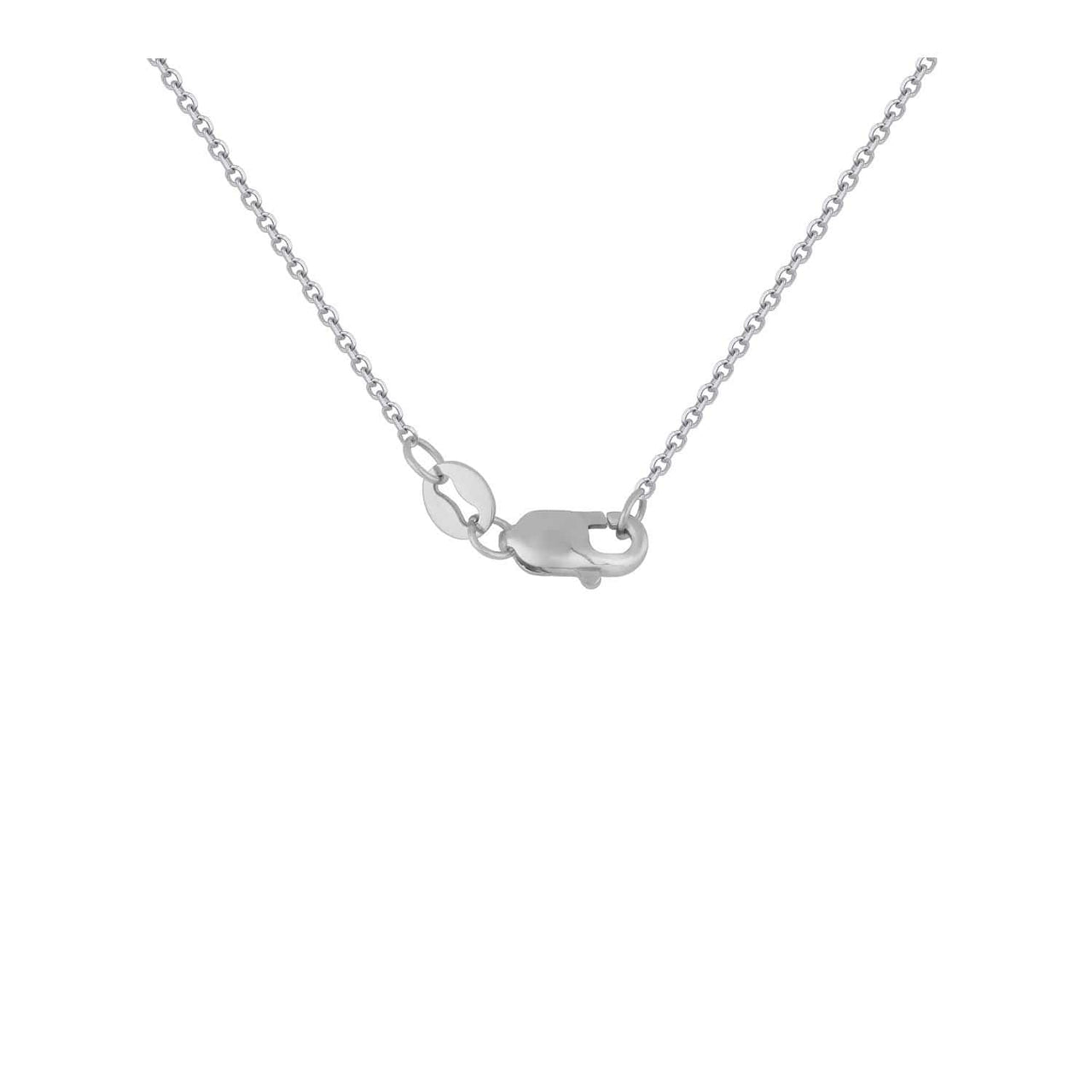 14k White Gold Diamond Cut-out Flower Pendant (1/3 cttw) Necklaces Angelucci Jewelry   