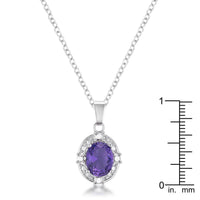 Thumbnail for 10mm CZ Amethyst Fashion Pendant Pendants JGI   