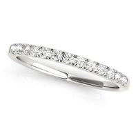 Thumbnail for 14k White Gold Timeless Diamond Wedding Ring (1/5 cttw) Rings Angelucci Jewelry   