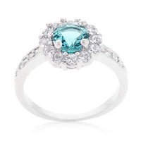 Thumbnail for Blue CZ Engagement Ring, Bella Birthstone Rings JGI   