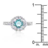 Thumbnail for Blue CZ Engagement Ring, Bella Birthstone Rings JGI   