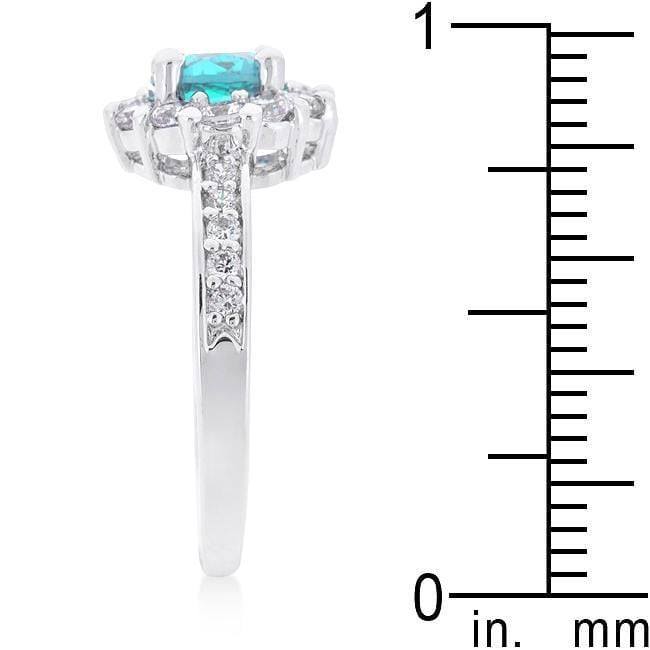 Blue CZ Engagement Ring, Bella Birthstone Rings JGI   